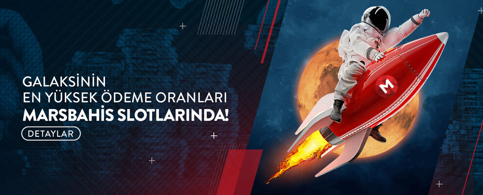 Galaksinin en yüksek ödeme oranları Marsbahis Slotlarında! 